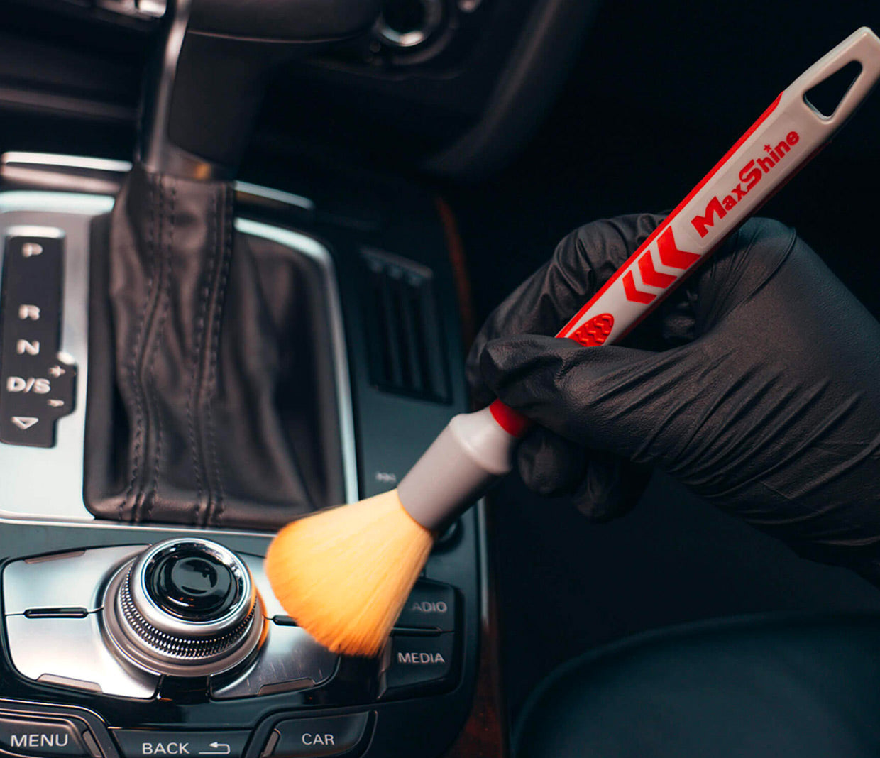 Maxshine - Detailing Brush Red & Grey Ultra Soft