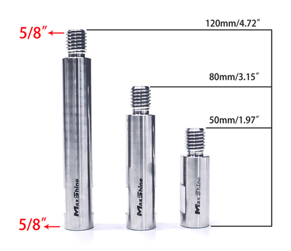 Maxshine Rotary Extension Shaft Set