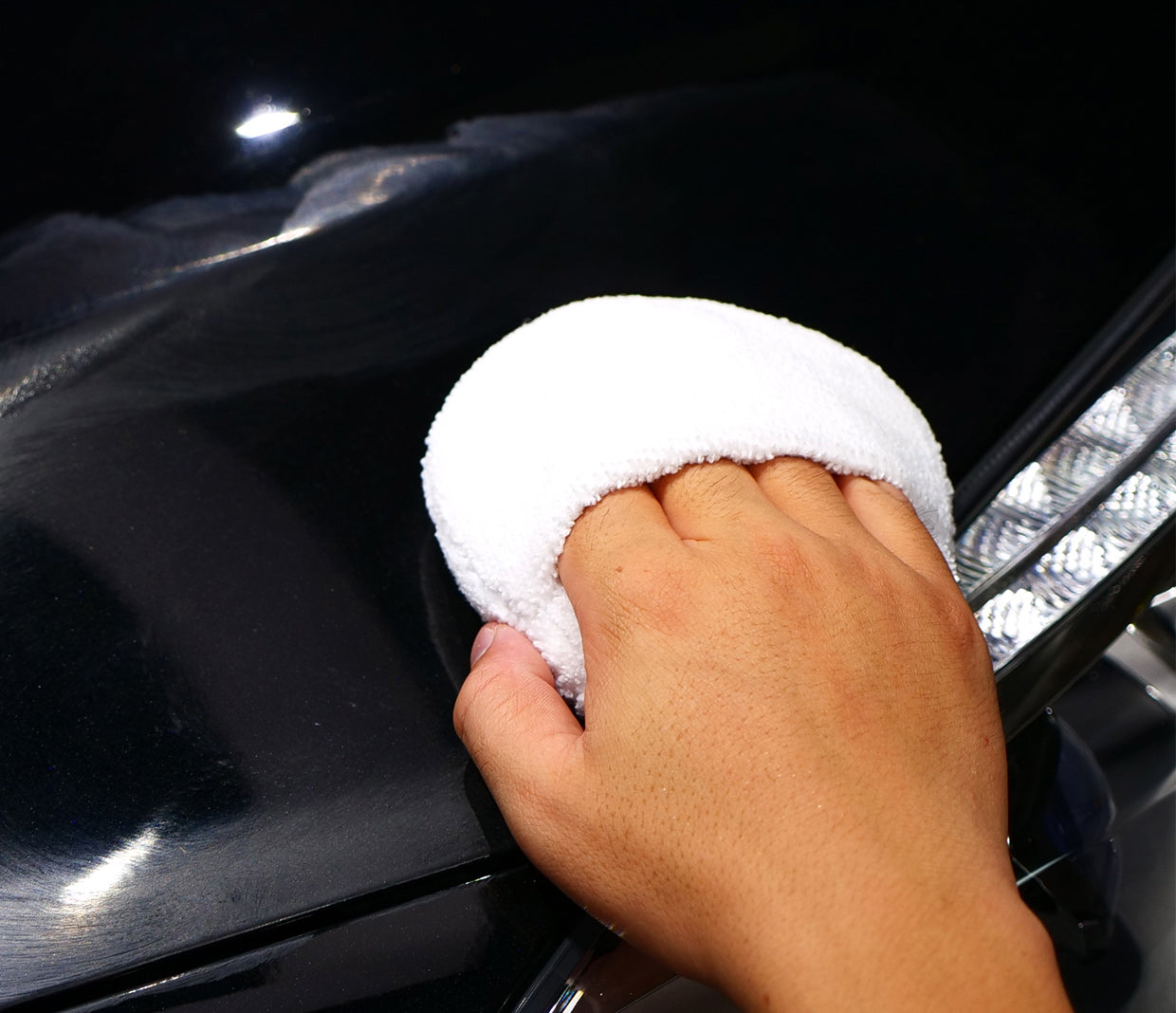 Maxshine White Microfibre UFO Applicator - 2 Pack