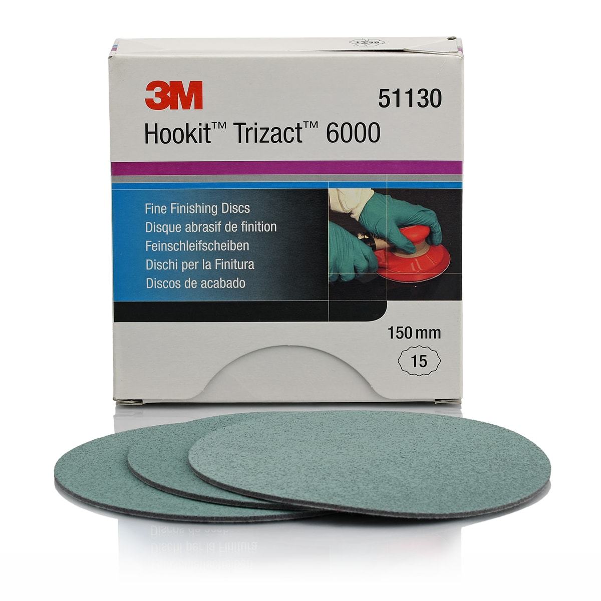 3M Trizact P6000 Fine Finishing Disc 150mm