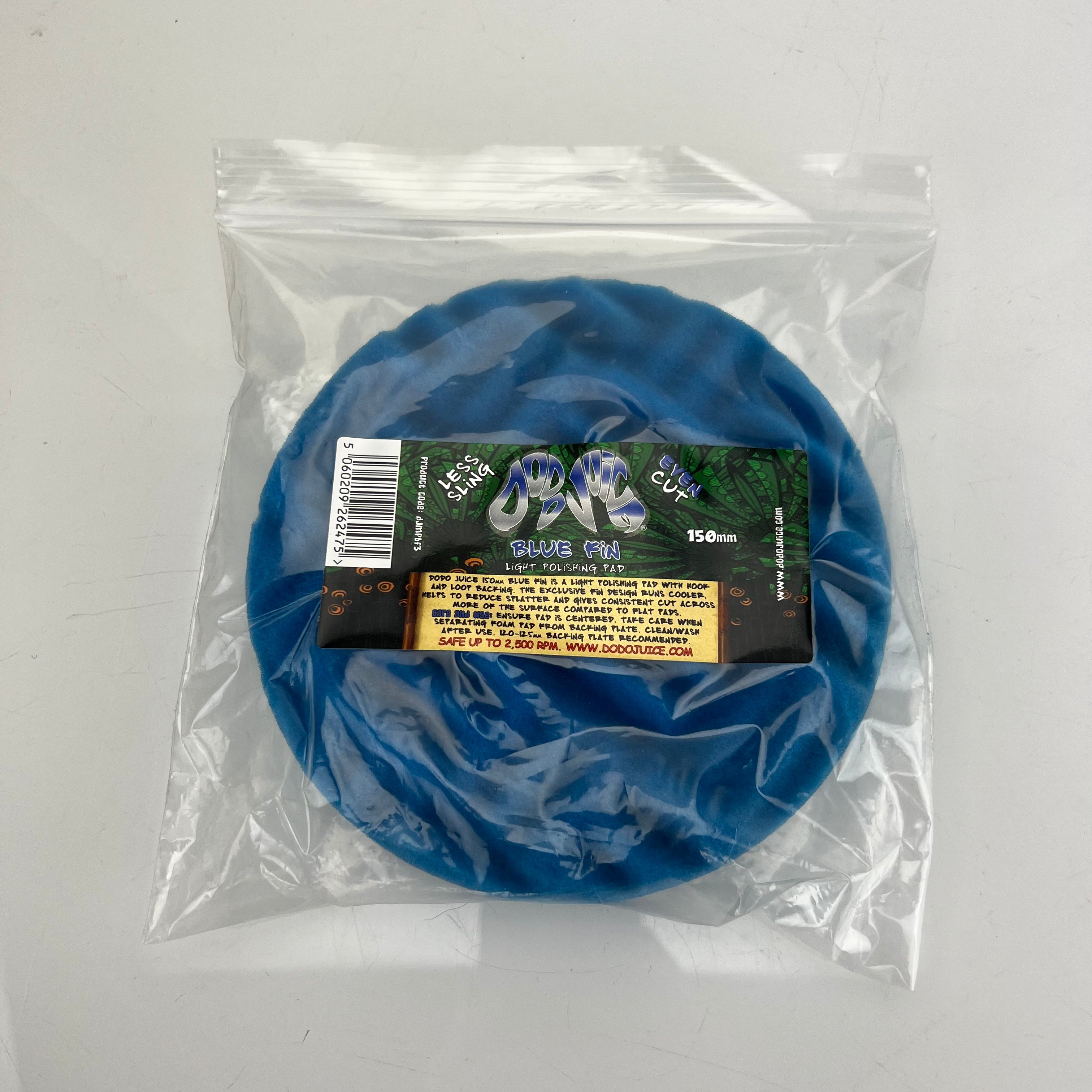 Dodo Juice - Blue Fin Light Polishing Pad - 150mm