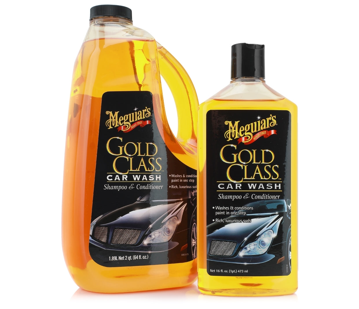 Meguiar's Gold Class Car Wash Shampoo & Conditioner, 64 fl oz