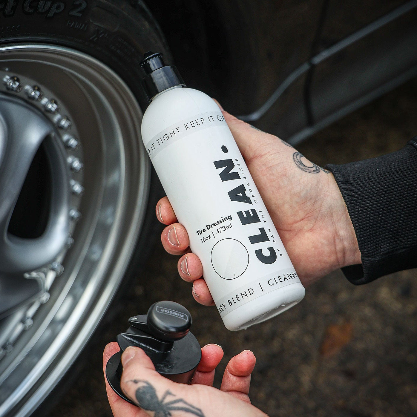 CLEAN. by Pan Tyre Dressing