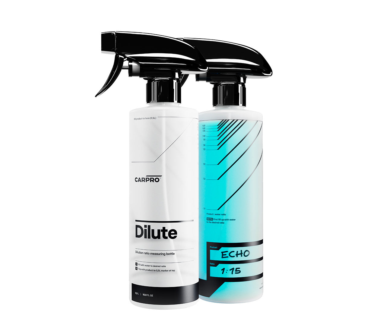 CarPro Dilute Empty Spray Bottles