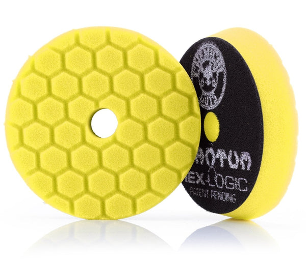 Chemical Guys Hex-Logic Quantum 5.5" Pad - Yellow Heavy Cut