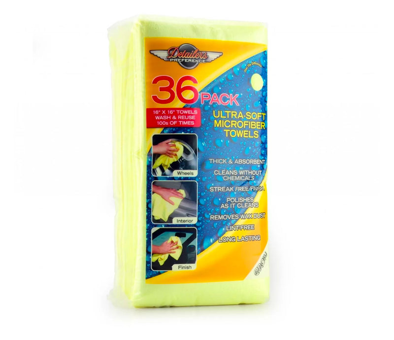 Eurow Microfibre Work Towels (Pack of 36)