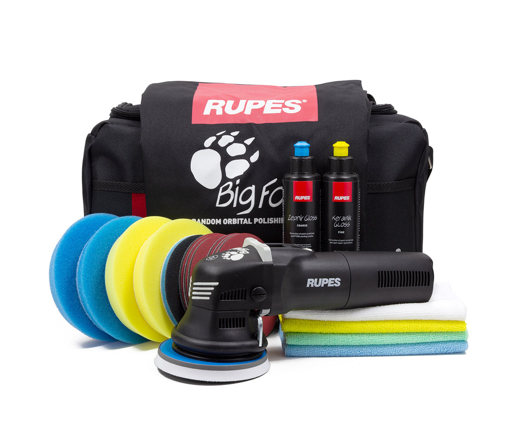 Rupes BigFoot Duetto 12MM Polisher Complete Kit/Deluxe Edition.  Professional Detailing Products, Because Your Car is a Reflection of You