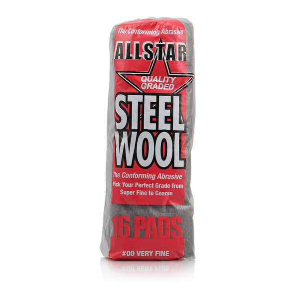Steel Wool Pads Very Fine Grade #00