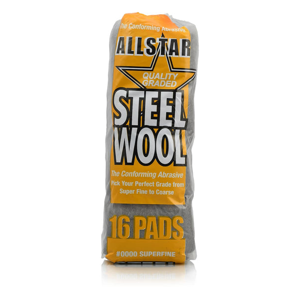 Steel Wool Pads Super Fine Grade #0000